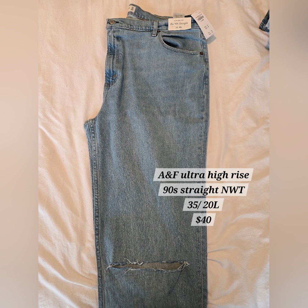 Abercrombie & Fitch Men's Blue Jeans